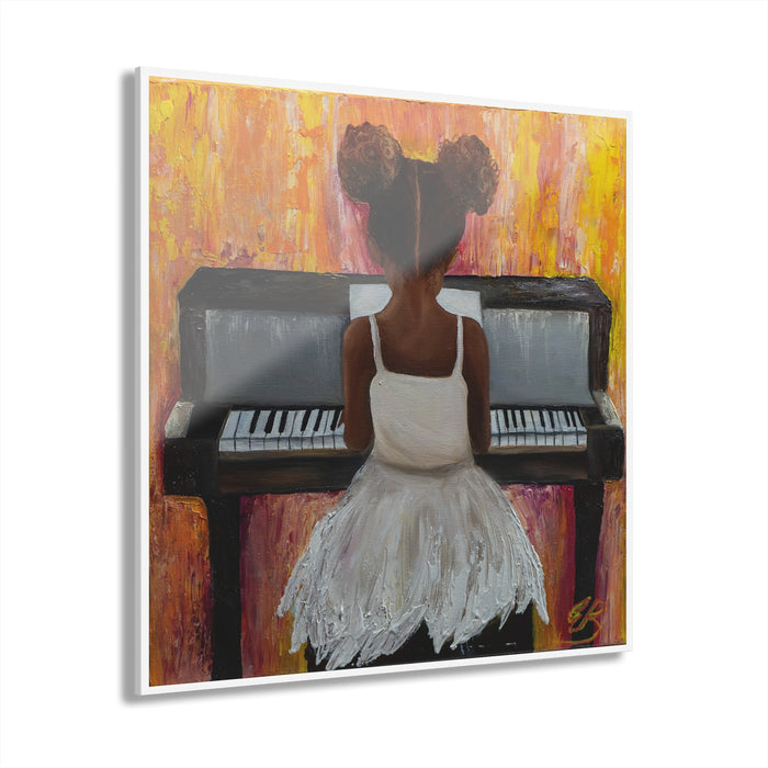 Piano Girl Print